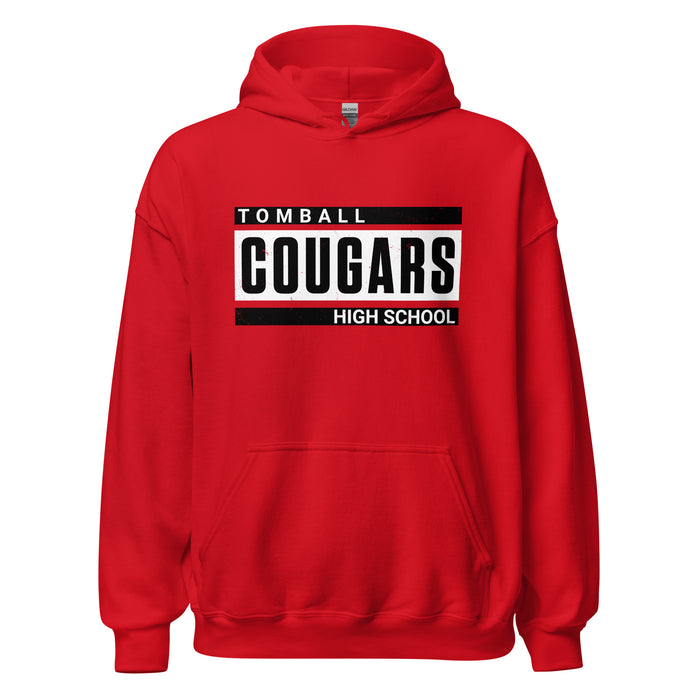 Tomball High School Cougars Red Classic Unisex Hoodie 098