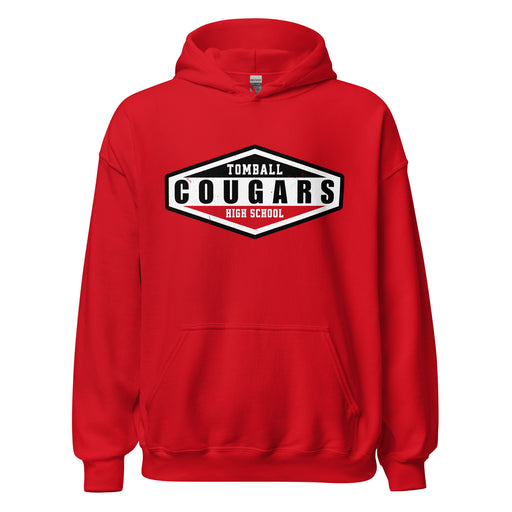 Tomball High School Cougars Red Classic Unisex Hoodie 009