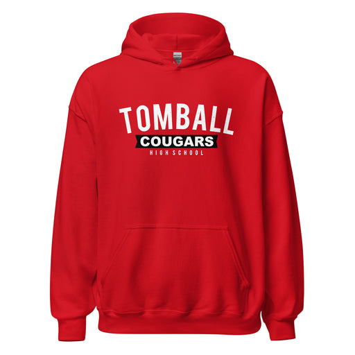 Tomball High School Cougars Red Classic Unisex Hoodie 021