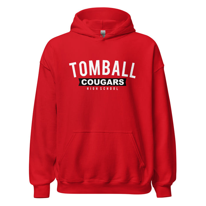 Tomball High School Cougars Red Classic Unisex Hoodie 021