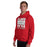 Man wearing Cypress Lakes High School Spartans Red Classic Unisex Hoodie 231