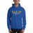 Man wearing a Klein High School Bearkats Royal Classic Unisex Hoodie 12