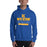 Man wearing a Klein High School Bearkats Royal Classic Unisex Hoodie 23