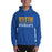 Man wearing a Klein High School Bearkats Royal Classic Unisex Hoodie 24