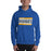 Man wearing a Klein High School Bearkats Royal Classic Unisex Hoodie 72