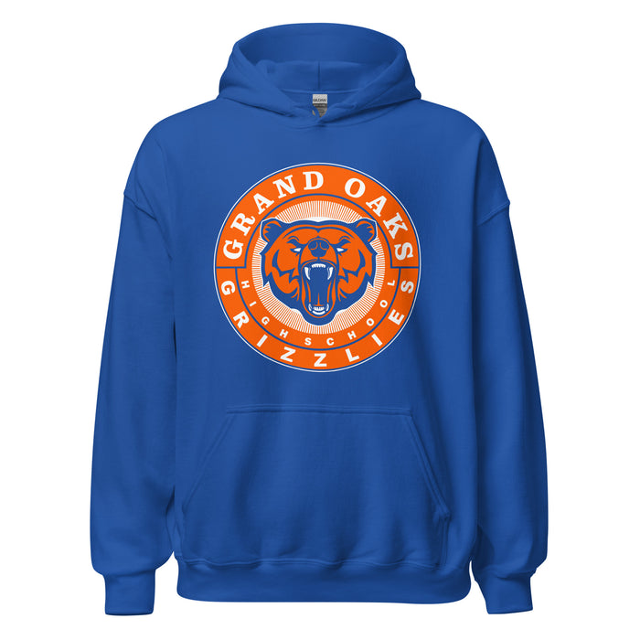 Grand Oaks High School Grizzlies Royal Classic Unisex Hoodie 02