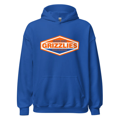 Grand Oaks High School Grizzlies Royal Classic Unisex Hoodie 09