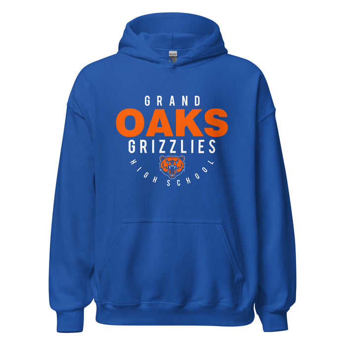 Grand Oaks High School Grizzlies Royal Classic Unisex Hoodie 12