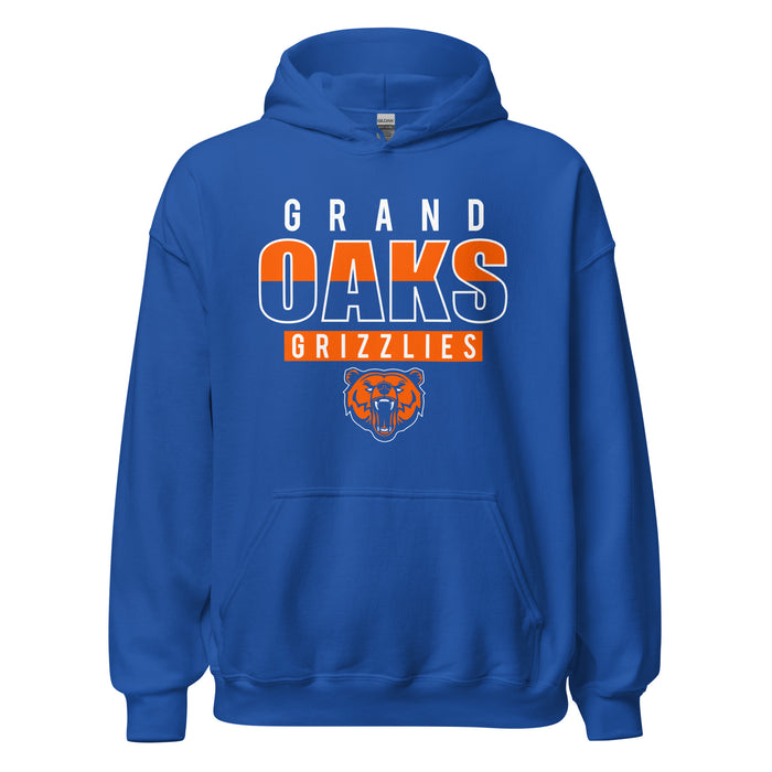 Grand Oaks High School Grizzlies Royal Classic Unisex Hoodie 23