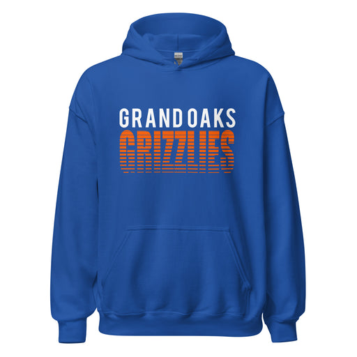 Grand Oaks High School Grizzlies Royal Classic Unisex Hoodie 24