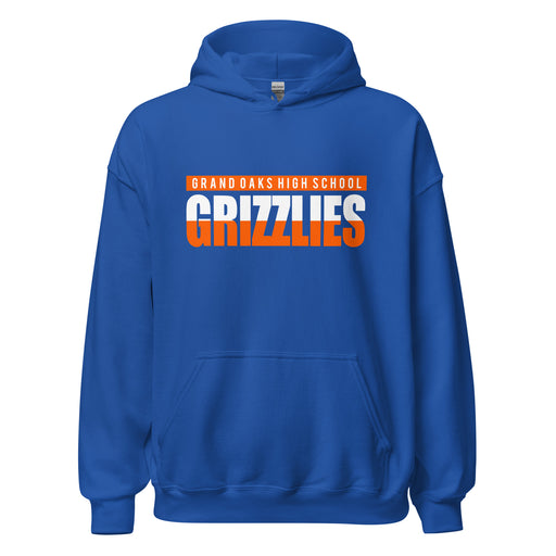 Grand Oaks High School Grizzlies Royal Classic Unisex Hoodie 25