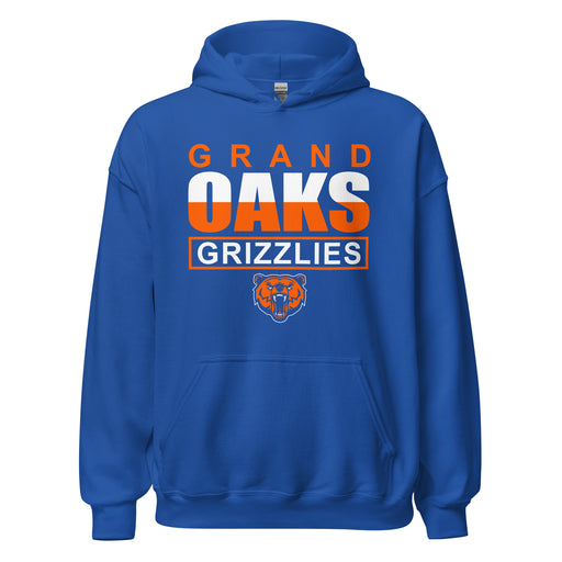 Grand Oaks High School Grizzlies Royal Classic Unisex Hoodie 29