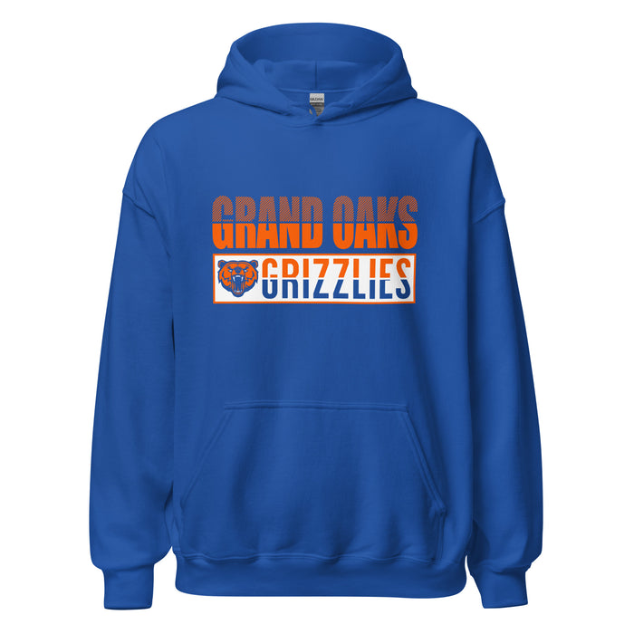 Grand Oaks High School Grizzlies Royal Classic Unisex Hoodie 31