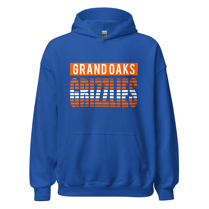 Grand Oaks High School Grizzlies Royal Classic Unisex Hoodie 35