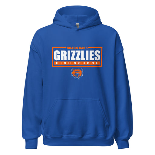 Grand Oaks High School Grizzlies Royal Classic Unisex Hoodie 49