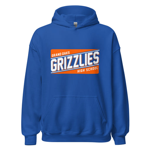 Grand Oaks High School Grizzlies Royal Classic Unisex Hoodie 84