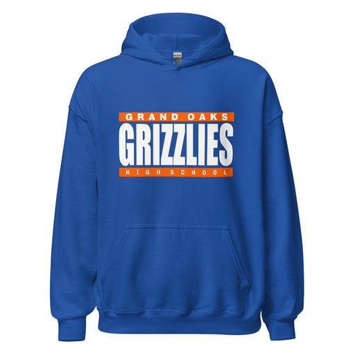 Grand Oaks High School Grizzlies Royal Classic Unisex Hoodie 98