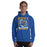 Man wearing a Klein High School Bearkats Royal Classic Unisex Hoodie 214