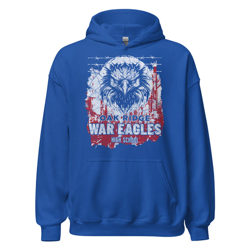 Oak Ridge High School War Eagles Royal Blue Classic Unisex Hoodie 202