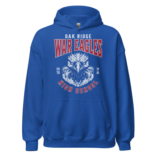 Oak Ridge High School War Eagles Royal Blue Classic Unisex Hoodie 211