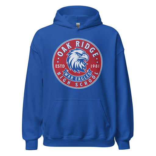 Oak Ridge High School War Eagles Royal Blue Classic Unisex Hoodie 215