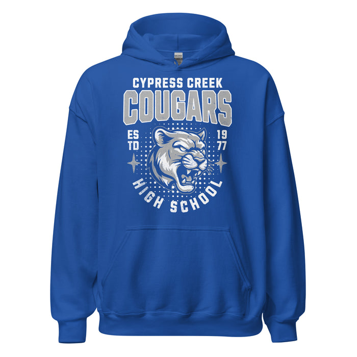 Cypress Creek High School Cougars Royal Blue Classic Unisex T-shirt 204