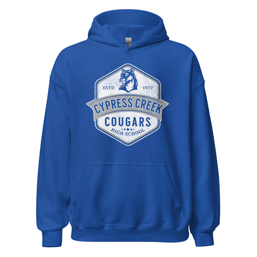 Cypress Creek High School Cougars Royal Blue Classic Unisex T-shirt 205