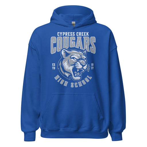 Cypress Creek High School Cougars Royal Blue Classic Unisex T-shirt 213