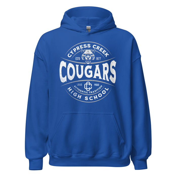 Cypress Creek High School Cougars Royal Blue Classic Unisex T-shirt 216