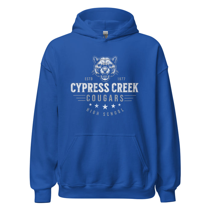 Cypress Creek High School Cougars Royal Blue Classic Unisex T-shirt 217