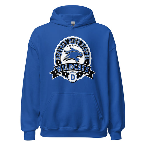 Dekaney High School Wildcats Royal Blue Classic Unisex Hoodie 212