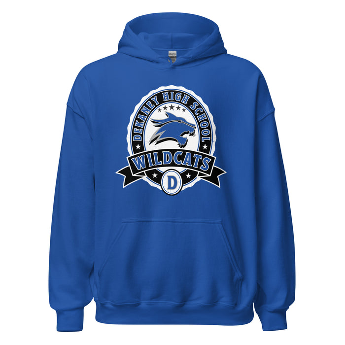 Dekaney High School Wildcats Royal Blue Classic Unisex Hoodie 212