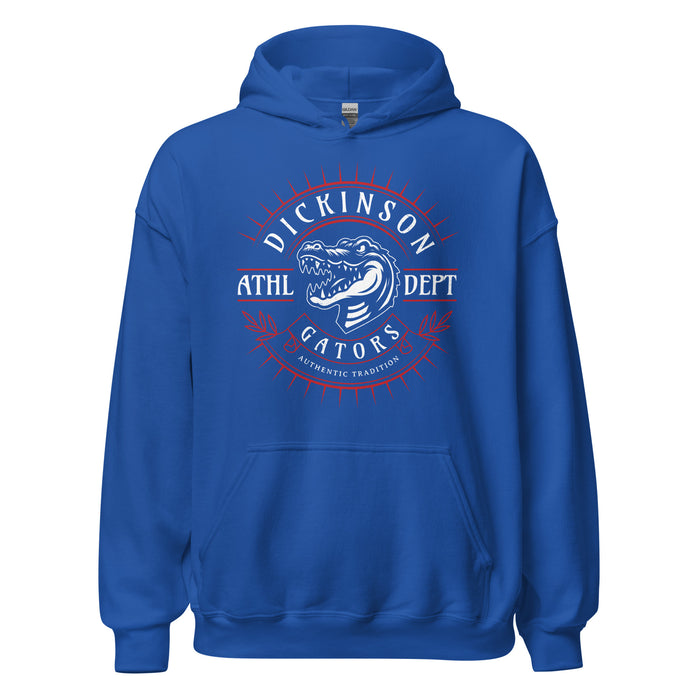 Dickinson High School Gators Royal Blue Classic Unisex Hoodie 201