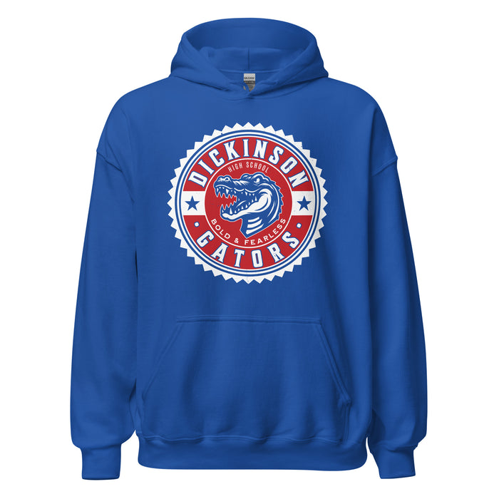 Dickinson High School Gators Royal Blue Classic Unisex Hoodie 203