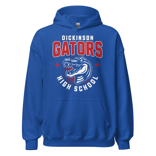 Dickinson High School Gators Royal Blue Classic Unisex Hoodie 204