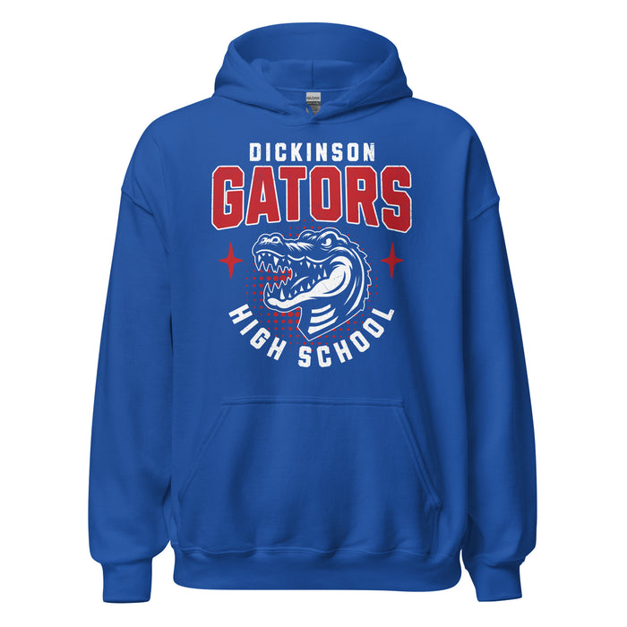 Dickinson High School Gators Royal Blue Classic Unisex Hoodie 204