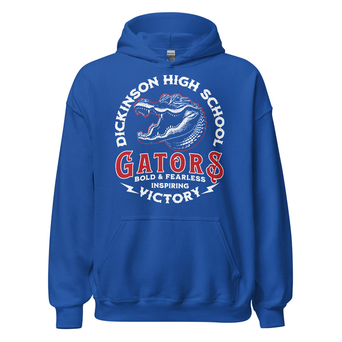 Dickinson High School Gators Royal Blue Classic Unisex Hoodie 206