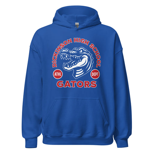 Dickinson High School Gators Royal Blue Classic Unisex Hoodie 208