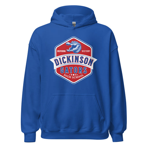 Dickinson High School Gators Royal Blue Classic Unisex Hoodie 209