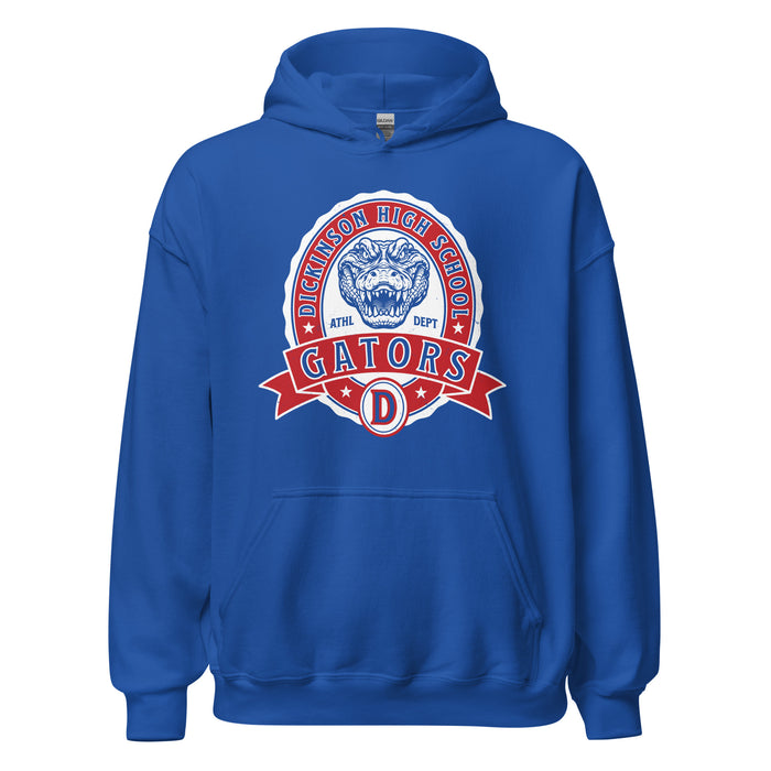 Dickinson High School Gators Royal Blue Classic Unisex Hoodie 212