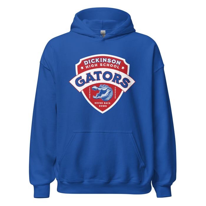 Dickinson High School Gators Royal Blue Classic Unisex Hoodie 221