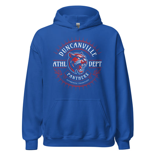 Duncanville High School Panthers Royal Blue Classic Unisex Hoodie 201