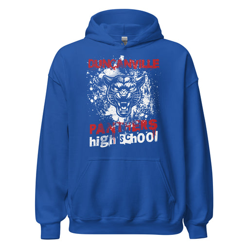 Duncanville High School Panthers Royal Blue Classic Unisex Hoodie 205