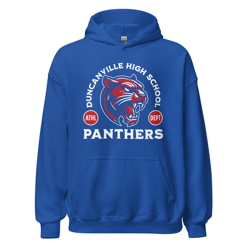 Duncanville High School Panthers Royal Blue Classic Unisex Hoodie 208