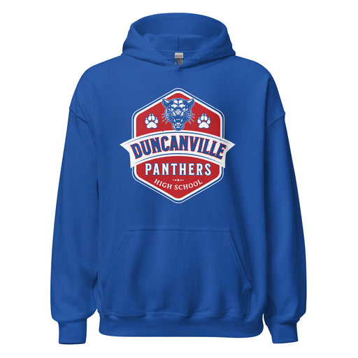 Duncanville High School Panthers Royal Blue Classic Unisex Hoodie 209