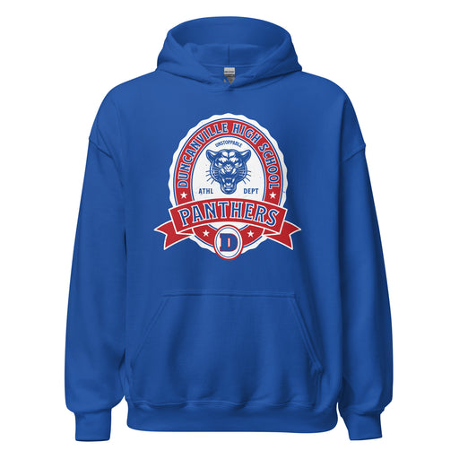 Duncanville High School Panthers Royal Blue Classic Unisex Hoodie 212