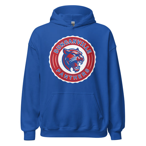 Duncanville High School Panthers Royal Blue Classic Unisex Hoodie 216