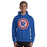 Man wearing Duncanville High School Panthers Royal Blue Classic Unisex Hoodie 216