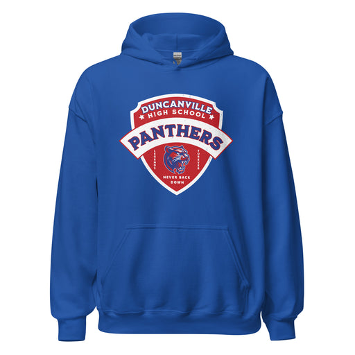 Duncanville High School Panthers Royal Blue Classic Unisex Hoodie 221