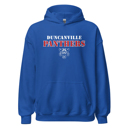 Duncanville High School Panthers Royal Blue Classic Unisex Hoodie 222